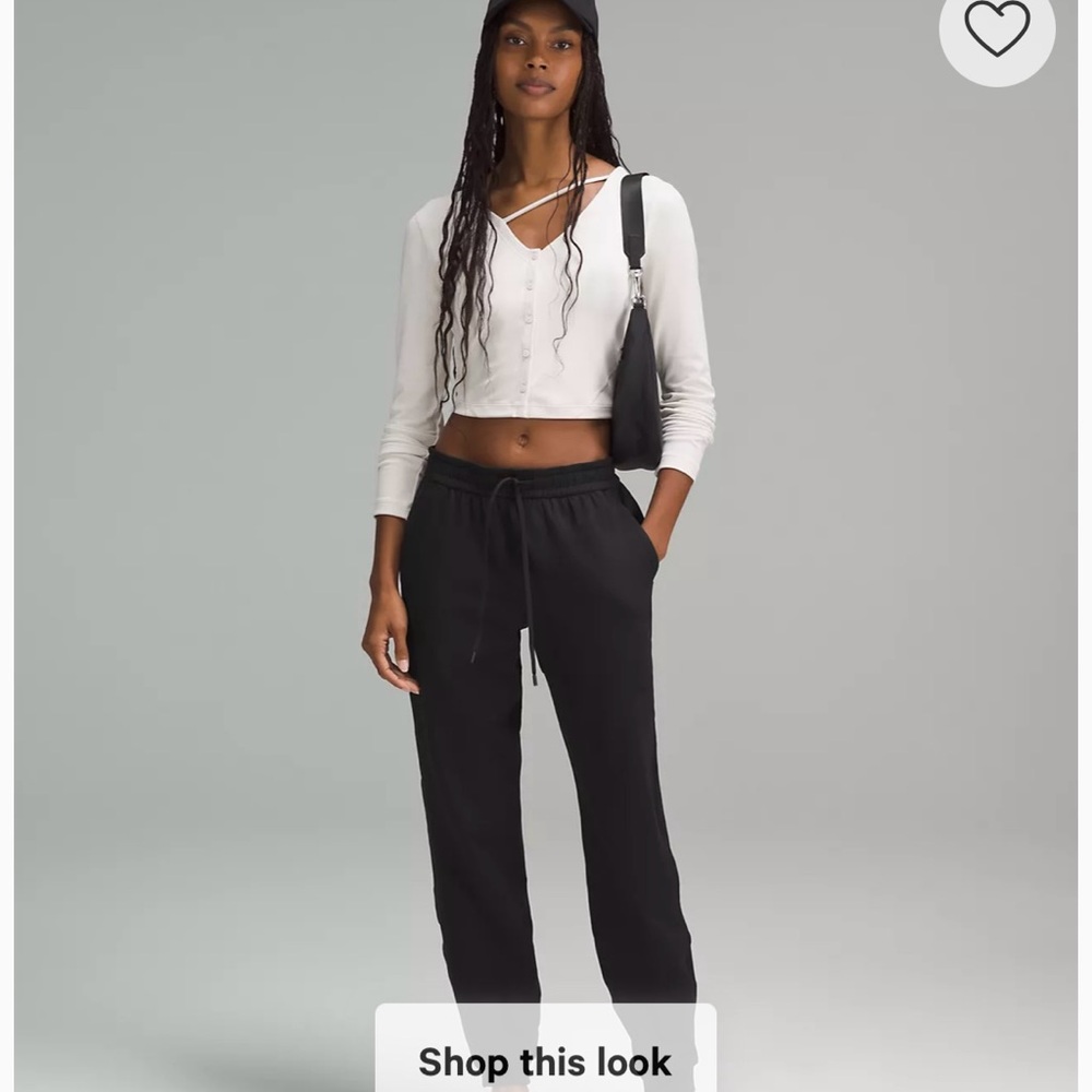 Lululemon Black High Rise Joggers